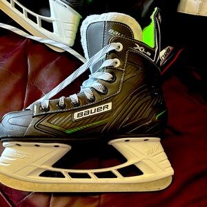 Bauer Black and Neon Green Hockey Skates